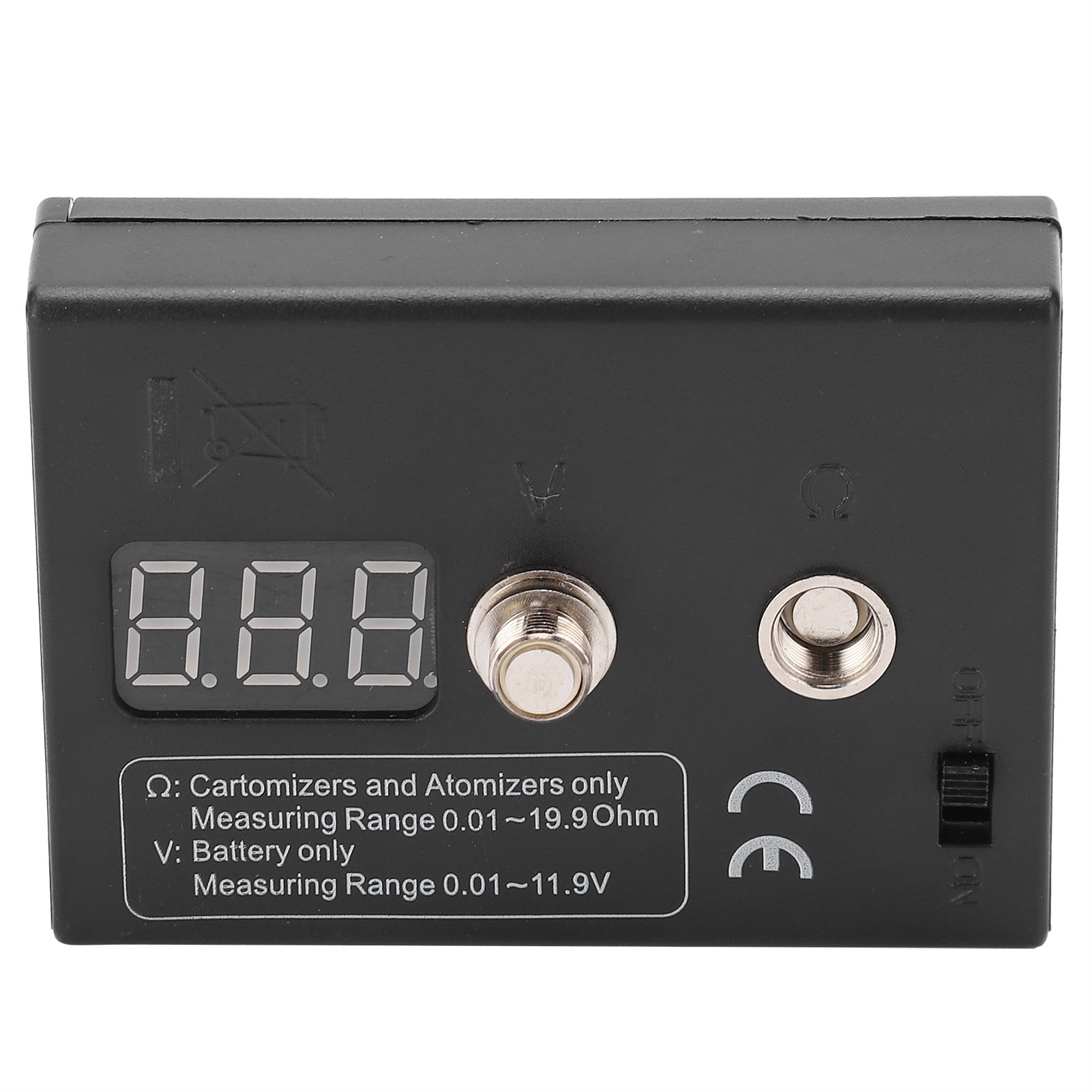 Ohm Meter Reader - 0.01-20Ω 저항 OHM 미터 코일 테스터,