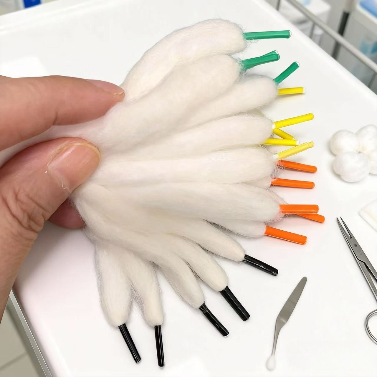 Cotton Wick Organic - 3.0/2.5mm 플라스틱 헤드 유기농 면 고품질
