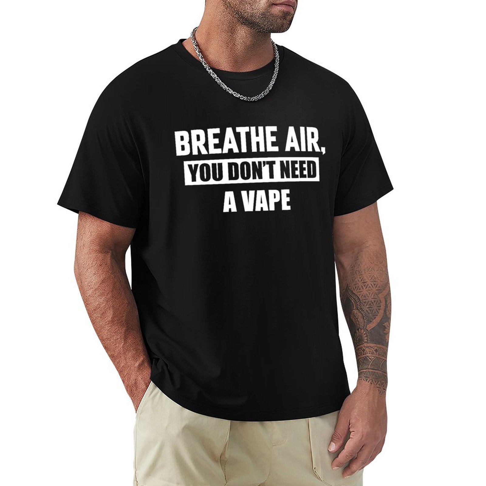 Vaping Air - 공기를 숨기지 마세요, 베이프 티셔츠는 필요하지