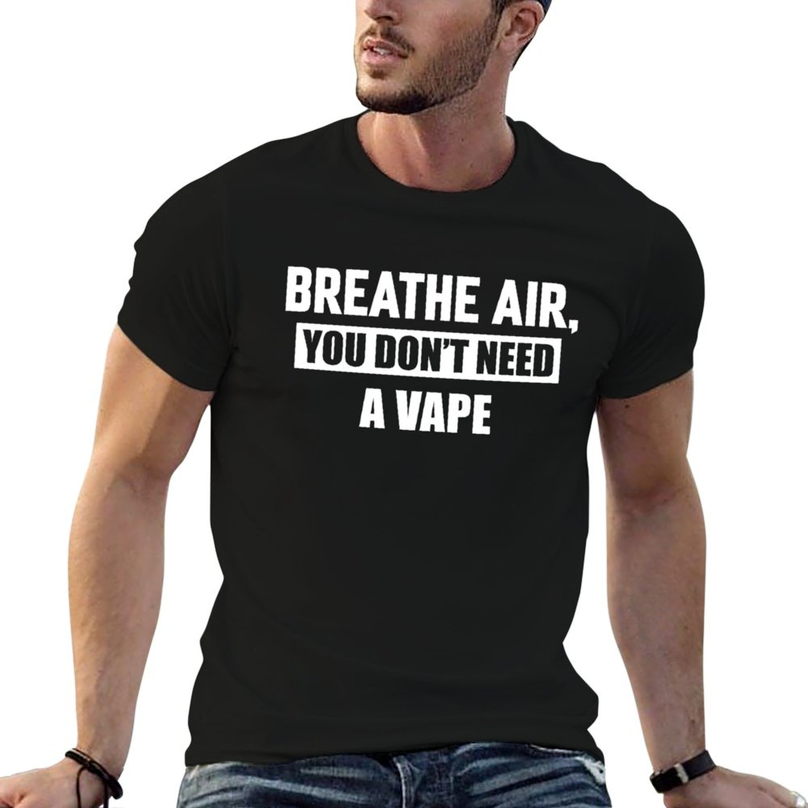 Vaping Air - 공기를 호흡하세요, 베이프 티셔츠는 필요하지 않습니다.