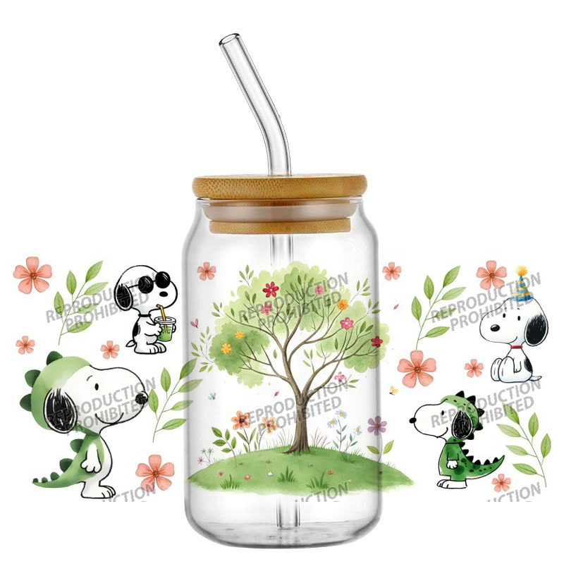 인기있는 사랑스러운 강아지 생일 축하 그림 16온스 U - Rdta Tank Glass 리뷰 및 가격