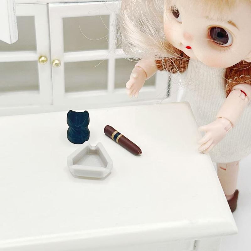 1 세트 미니 담배 장식품 놀이 장난감 1/12 인형  - Vape Decoration 리뷰 및 가격