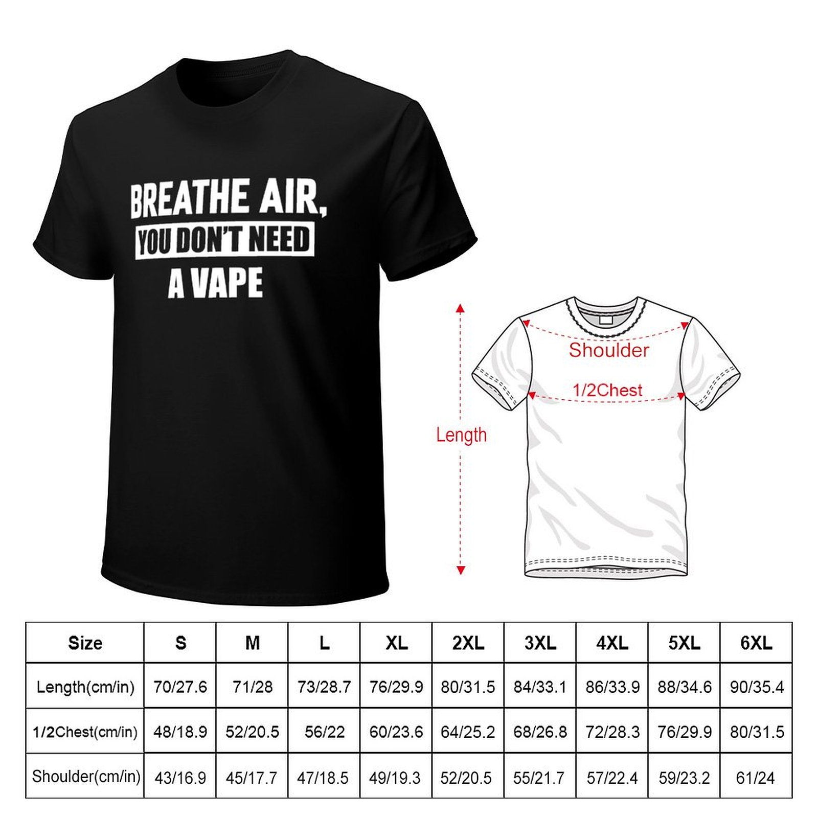 공기를 숨기지 마세요, 베이프 티셔츠는 필요하지 않습니 - Vaping Air 리뷰 및 가격