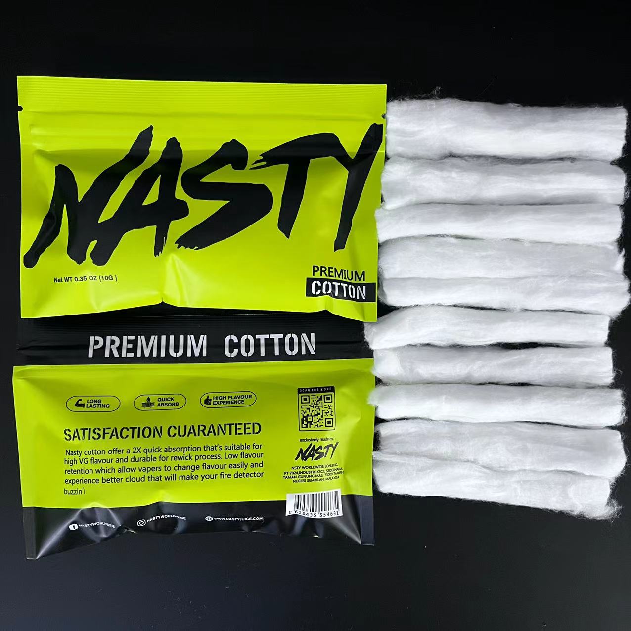 NASTY 코튼 심지 무미 장섬유 유기농 천연 프리미엄 - Cotton Wick Organic 리뷰 및 가격