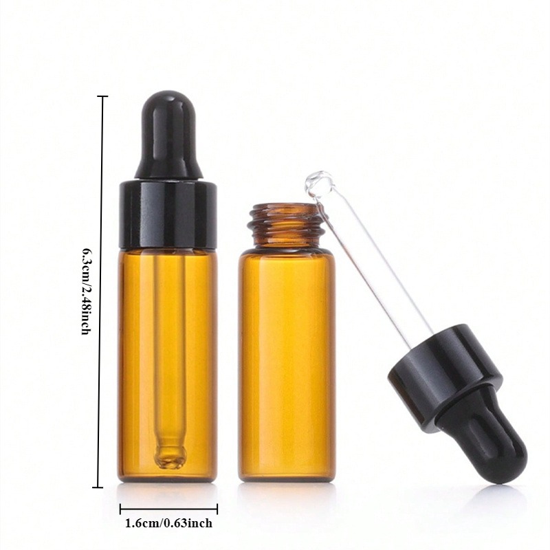 10pcs 5ml 앰버 Dropper 유리 병 향수에  - Juice Bottle Dropper 리뷰 및 가격