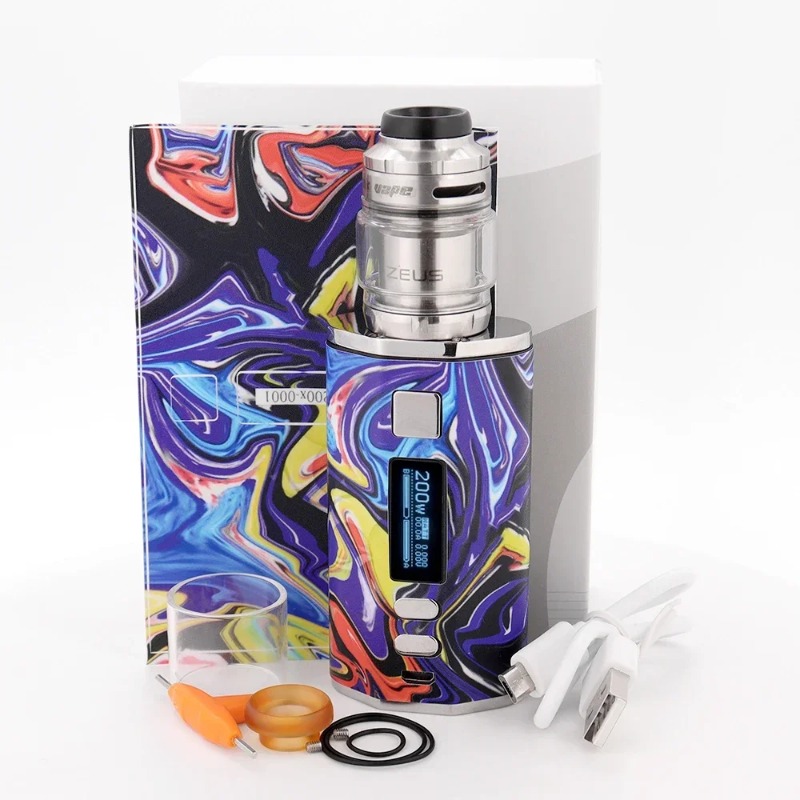 Zeus X Mesh RTA 전자 담배 Vape 200 - Vape Battery 18650 리뷰 및 가격