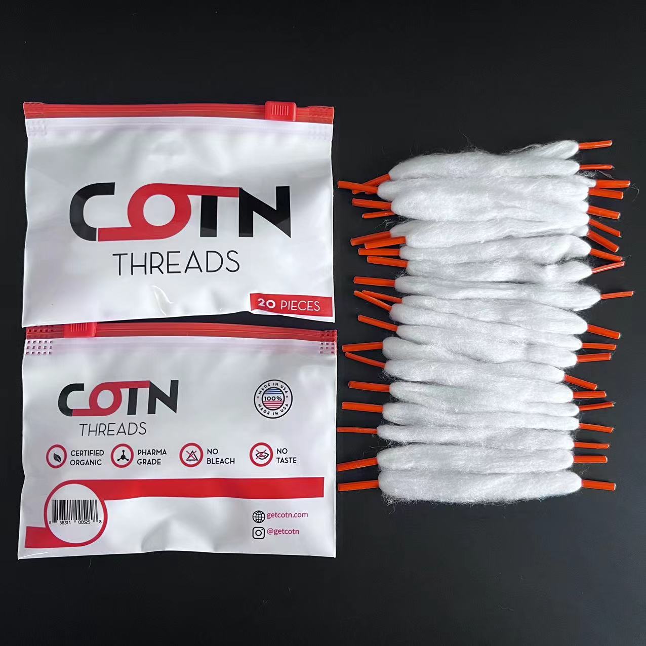 COTN 심지 프리빌트 유기농 신발끈 코튼, 510 스 - Cotton Wick Organic 리뷰 및 가격