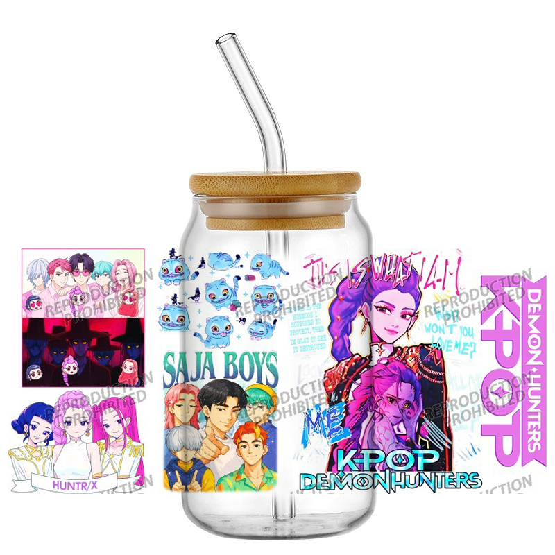 사자 보이즈 K-POP 팀 UV DTF 컵 전사 스티커 - Rdta Tank Glass 리뷰 및 가격