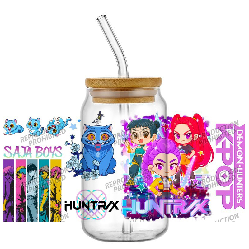 사자 보이즈 K-POP 팀 UV DTF 컵 전사 스티커 - Rdta Tank Glass 리뷰 및 가격