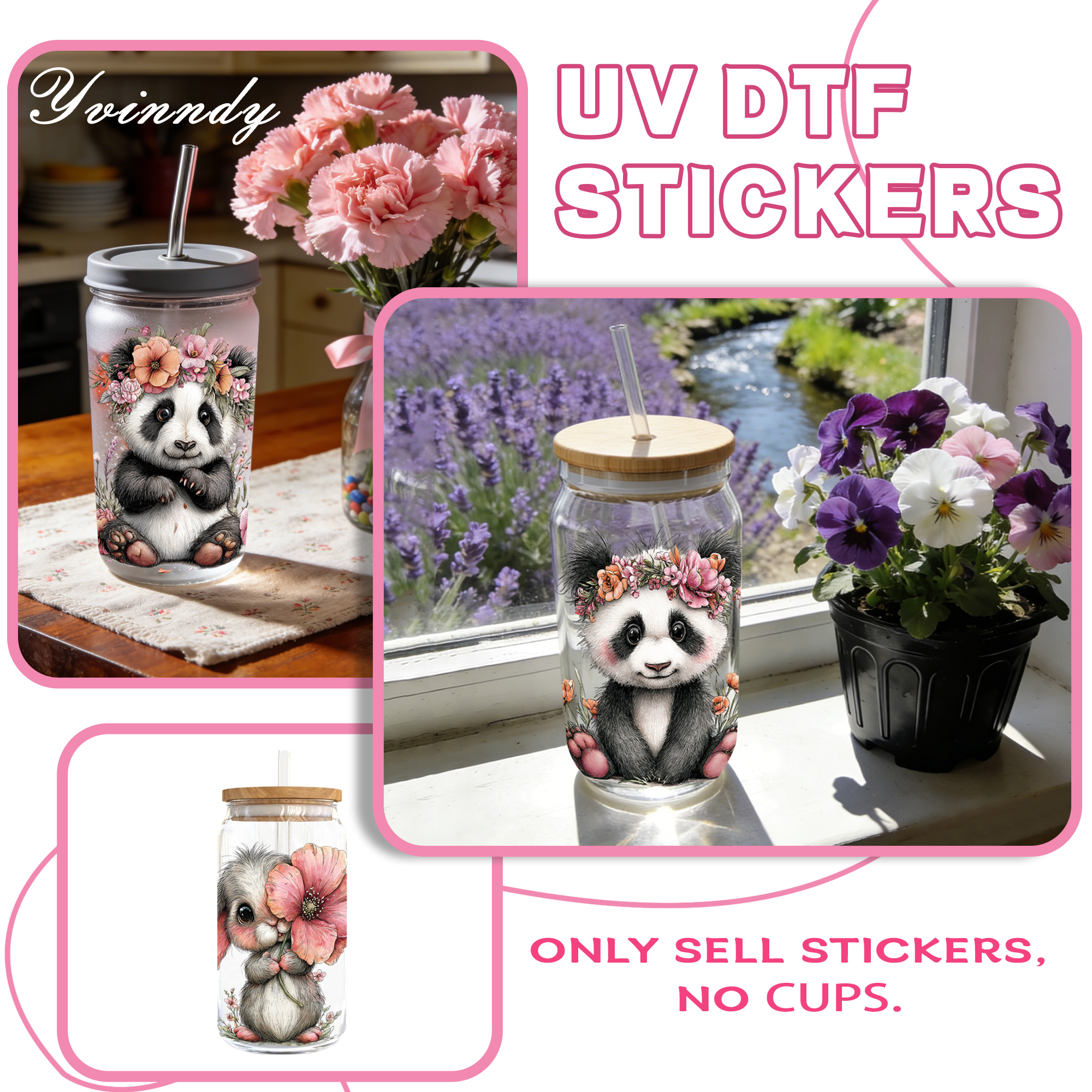 5개/세트 Springtime Cuties 16OZ 유 - Rdta Tank Glass 리뷰 및 가격