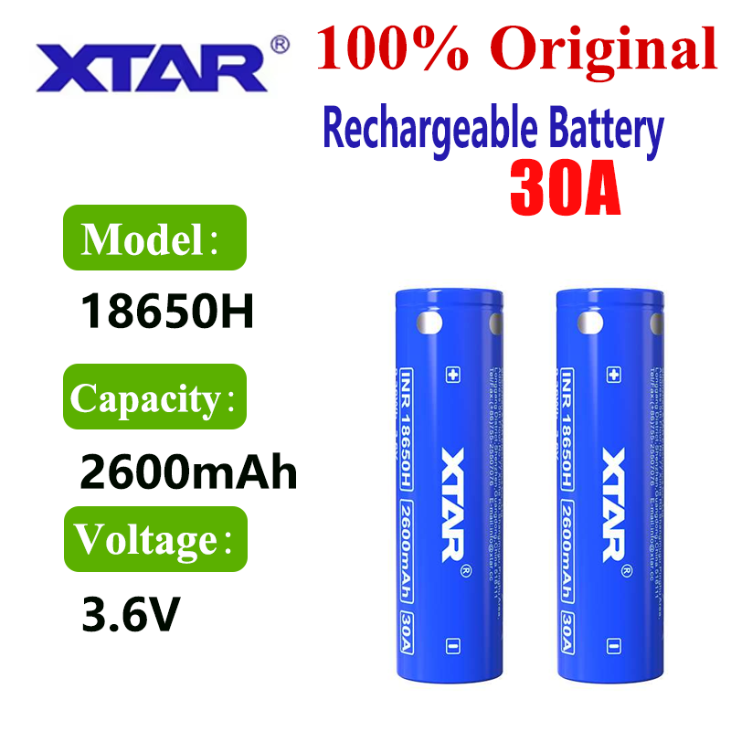 기존 XTAR 18650 2600mah 배터리 CDR  - Vape Battery 18650 리뷰 및 가격